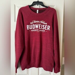 Budweiser Sweatshirt - size Large